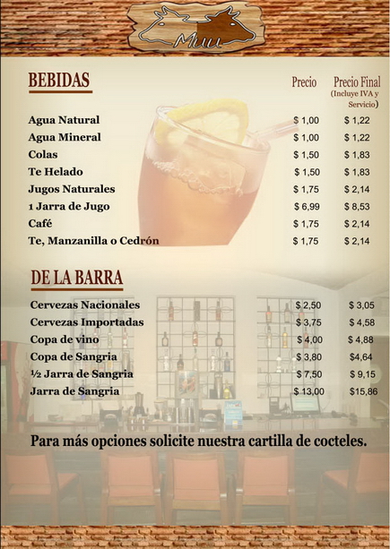Bebidas