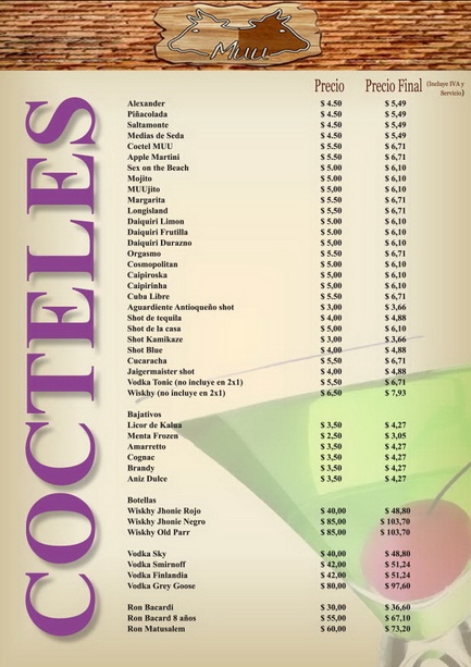 Cocteles